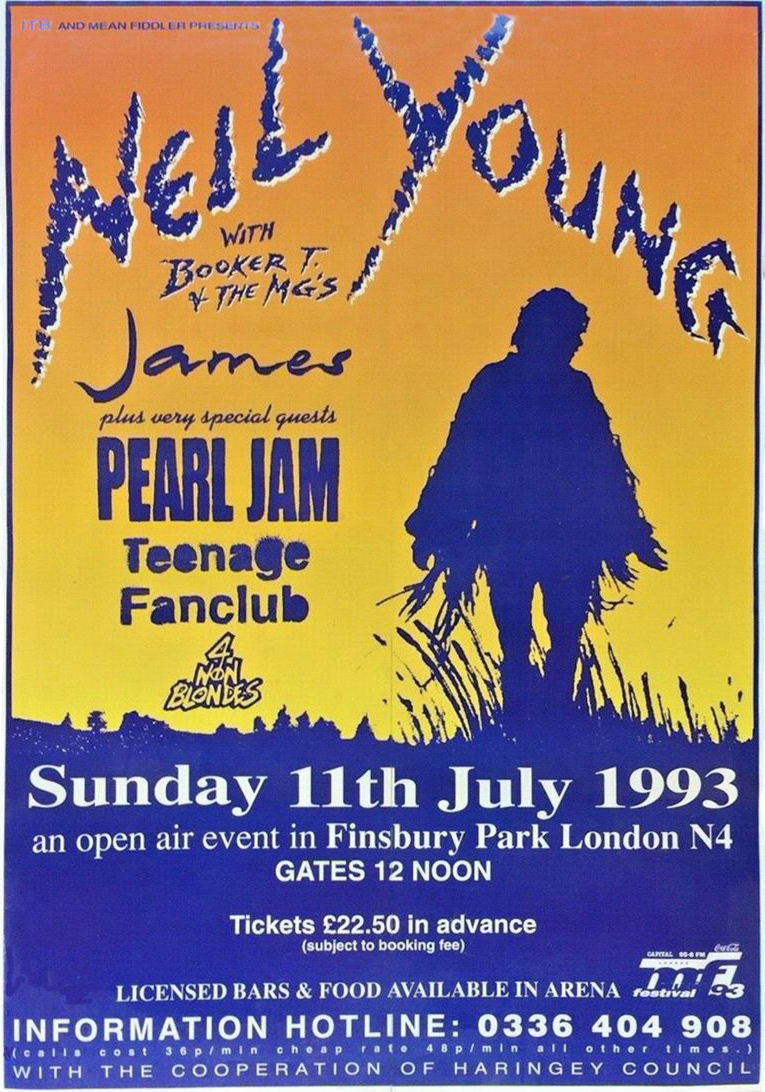 pearl jam 1997 tour dates